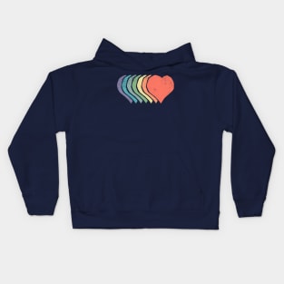 Rainbow Love Kids Hoodie